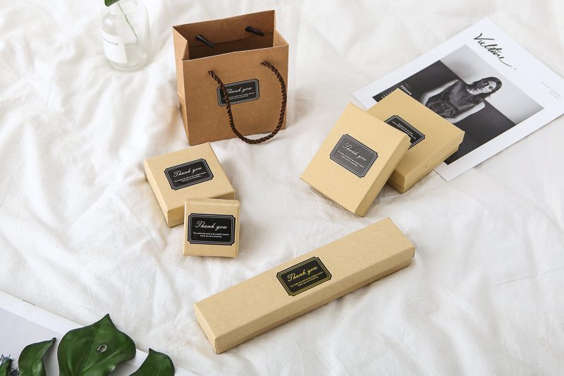 custom Jewelry kraft paper packaging factory - 图片 2