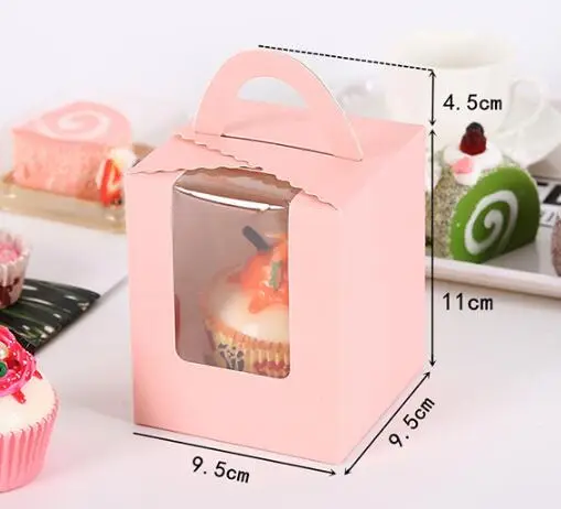 Custom cake boxes with window and handles - Hrenary Packaging