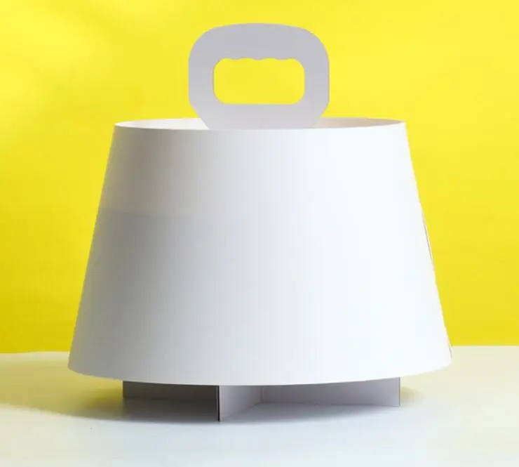 Custom cake boxes with window and handles - Hrenary Packaging