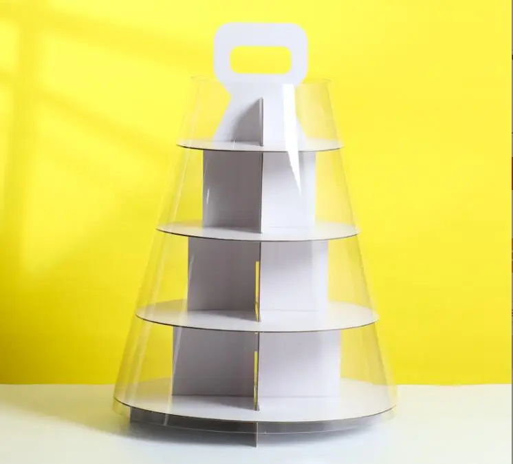 Custom cake boxes with window and handles - Hrenary Packaging