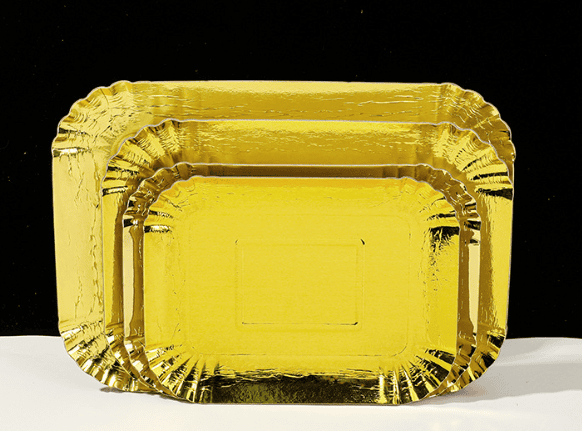 Custom Logo Disposable Gold Paper BBQ & Grill Trays - Waterproof & Oil-Proof Food Grade | Hrenary Packaging - Image 2